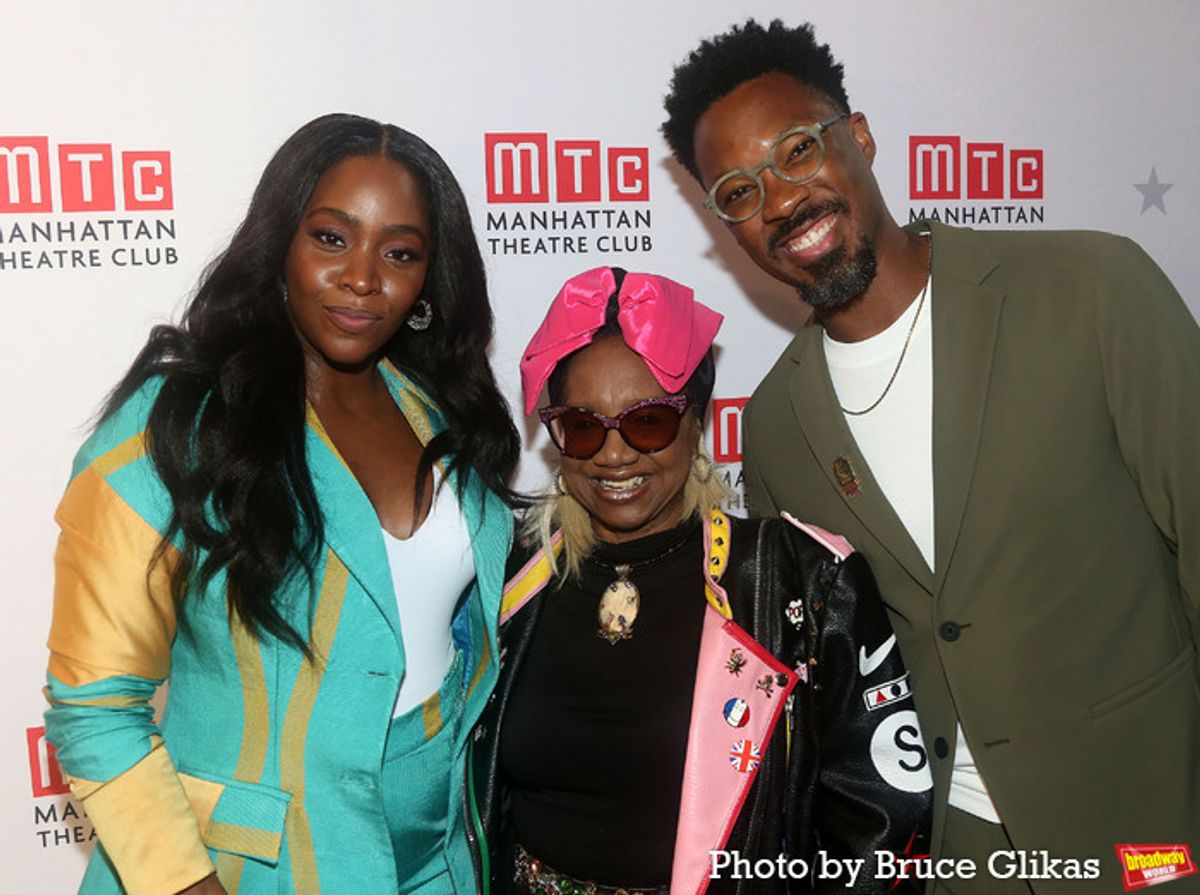 Teyonah Parris, Irene Gandy and Corey Hawkins at 