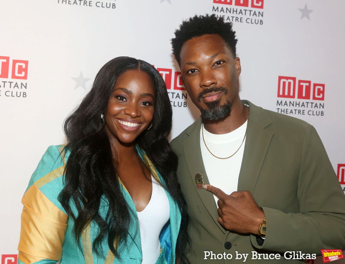 Teyonah Parris and Corey Hawkins at 