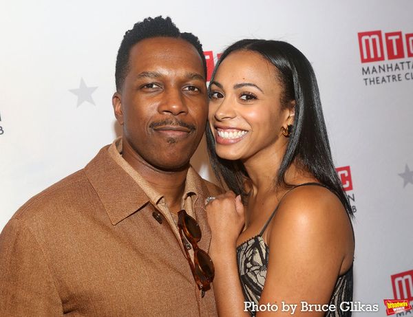 Leslie Odom Jr. and Nicolette Robinson Odom Photo