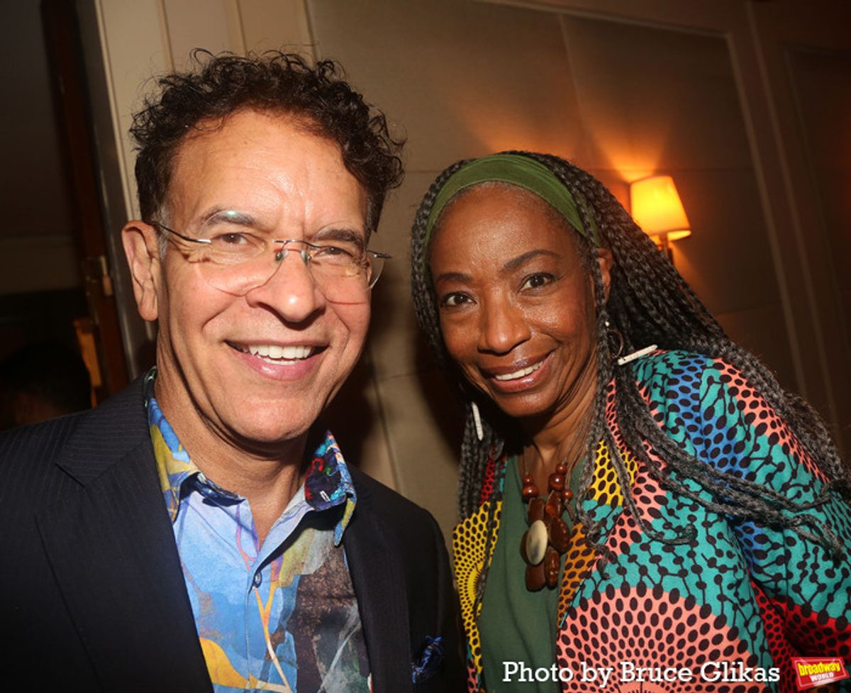 Brian Stokes Mitchell and Adriane Lenox at 