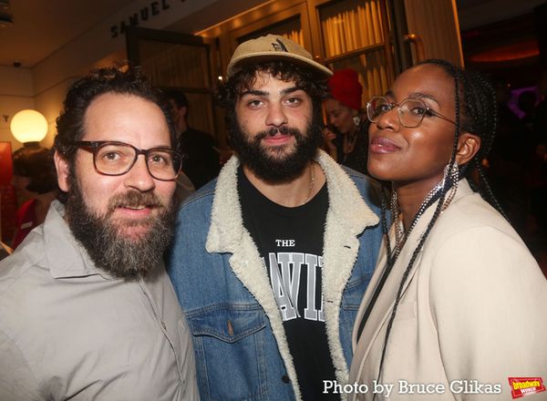 Sam Gold, Noah Centineo and Whitney White Photo