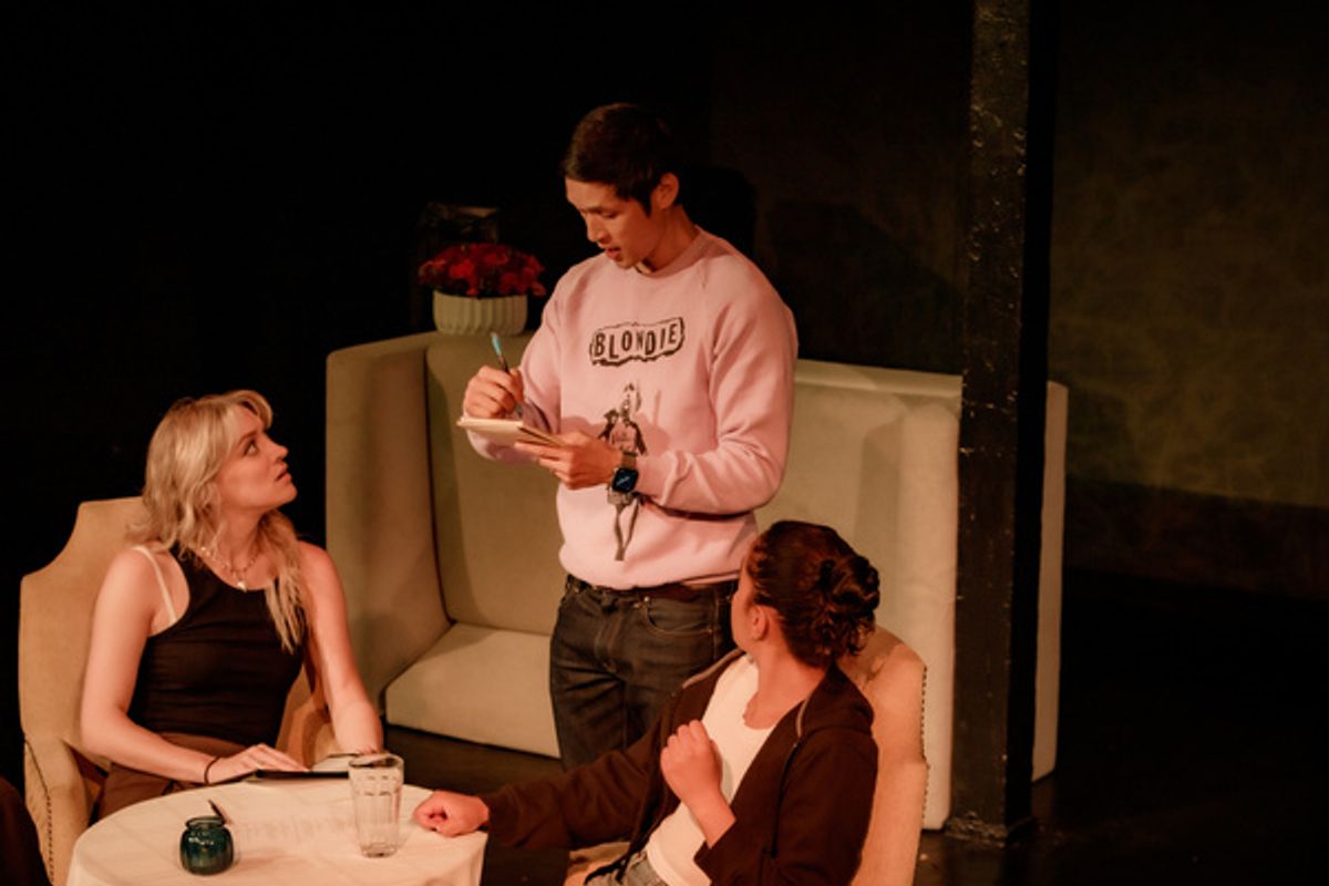 Chelsea Frei, Harry Shum Jr., and Coral Pe a in Food Baby at 