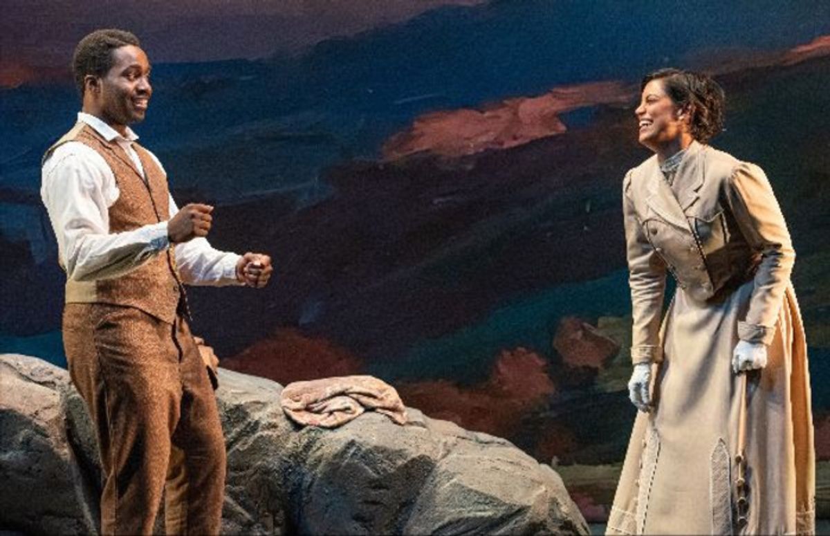 Joshua Echebiri, Sara Haider at 