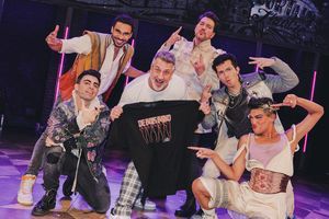 Joey Fatone visits & Juliet on Broadway  Photo