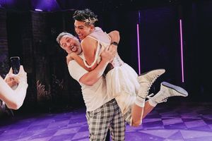 Joey Fatone visits & Juliet on Broadway  Photo