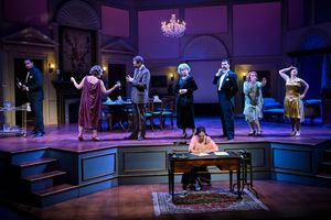 The world of Agatha Christie (background, l to r: Aldo Billingslea, Jennifer Le Blanc Photo