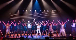 Samuel Garnica and Gaby Albo  with the Ensemble Photo