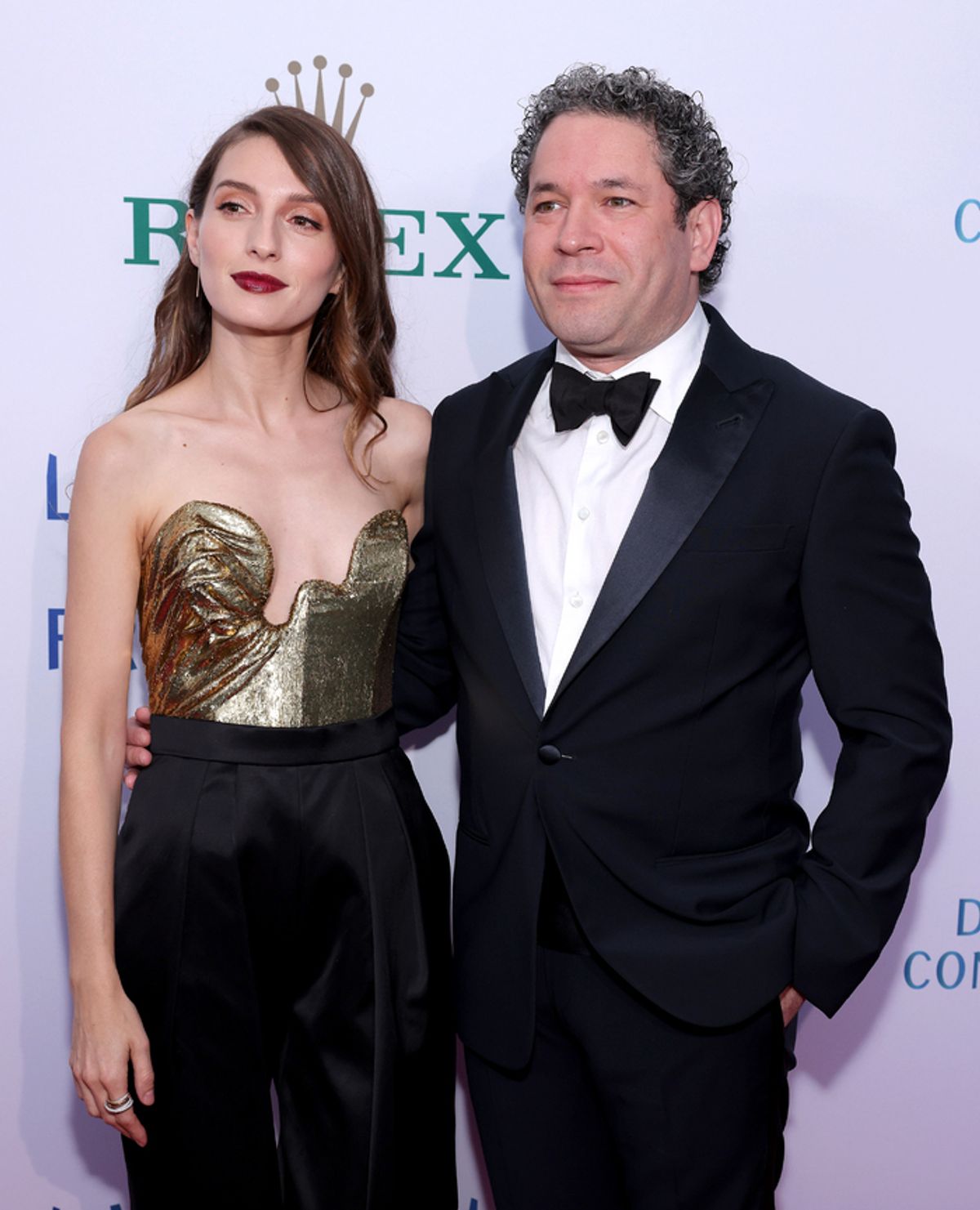 María Valverde and Gustavo Dudamel
 at 