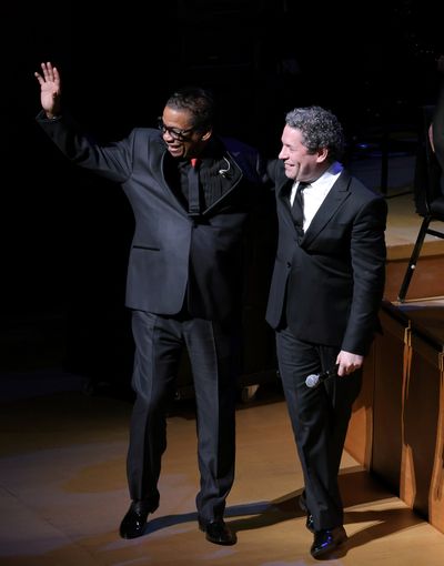 Herbie Hancock and Gustavo Dudamel
 Photo