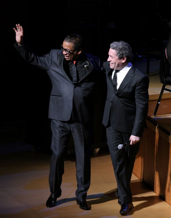Herbie Hancock and Gustavo Dudamel
 Photo