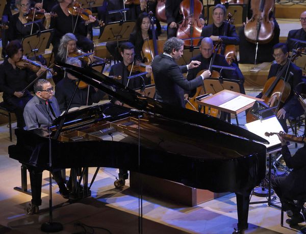 Herbie Hancock and Gustavo Dudamel

 Photo