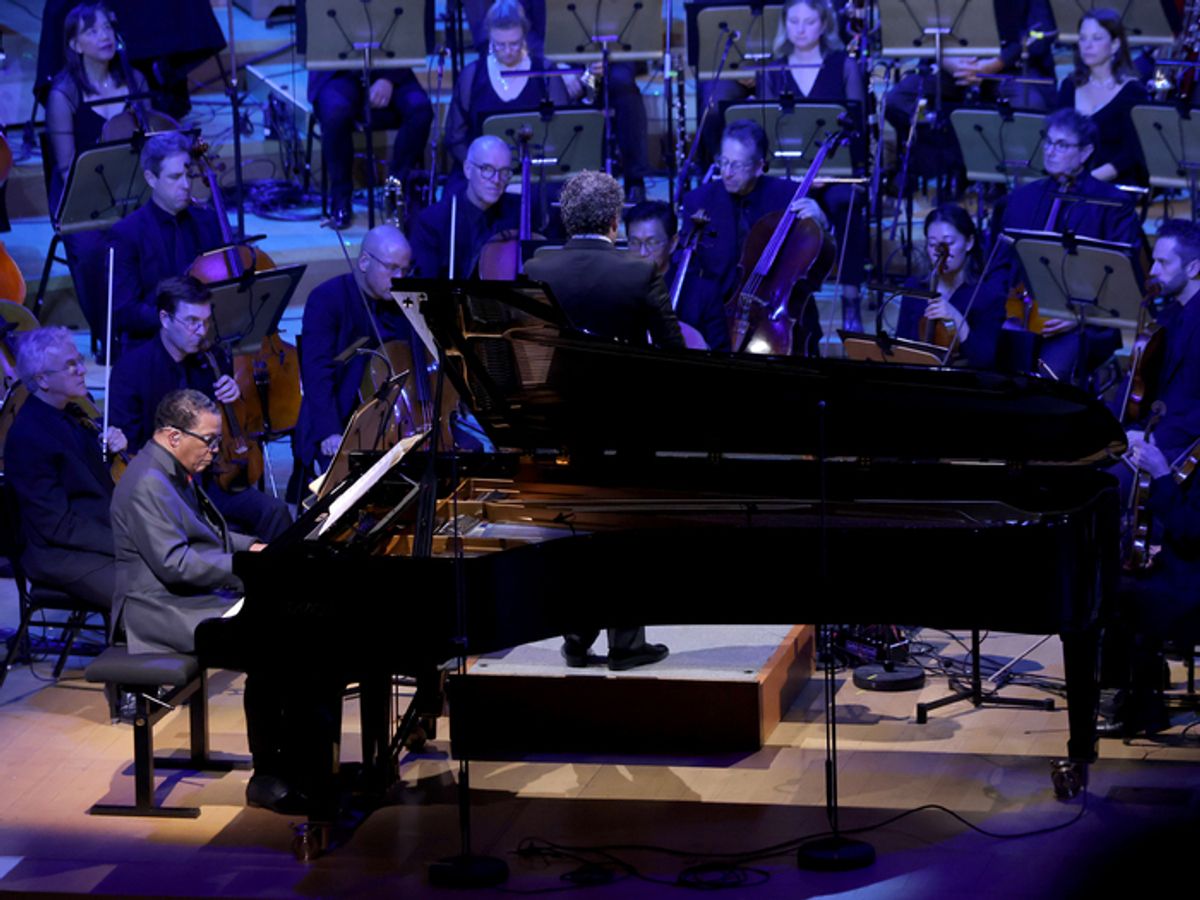 Herbie Hancock and Gustavo Dudamel
 at 