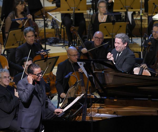 Herbie Hancock and Gustavo Dudamel
 Photo