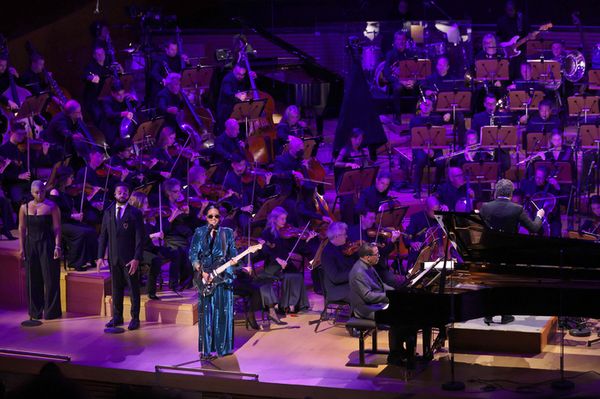 H.E.R., Herbie Hancock, and Gustavo Dudamel
 Photo