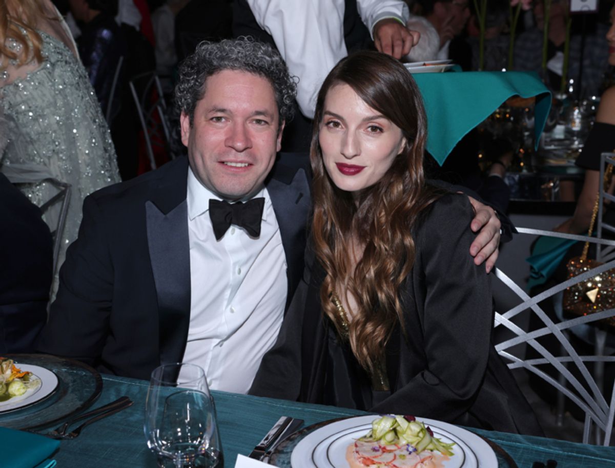 Gustavo Dudamel and María Valverde

 at 