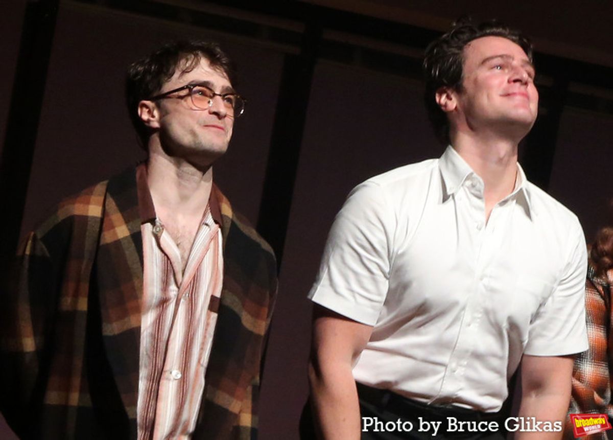 Daniel Radcliffe and Jonathan Groff  at 