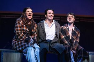 Lindsay Mendez, Jonathan Groff & Daniel Radcliffe Photo