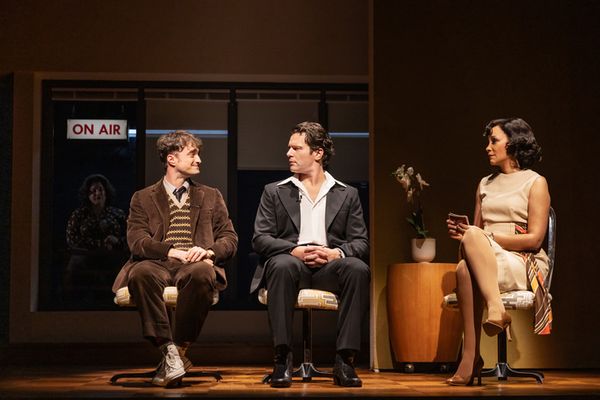 Daniel Radcliffe, Jonathan Groff & Natalie Wachen Photo