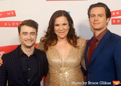 Daniel Radcliffe, Lindsay Mendez and Jonathan Groff Photo
