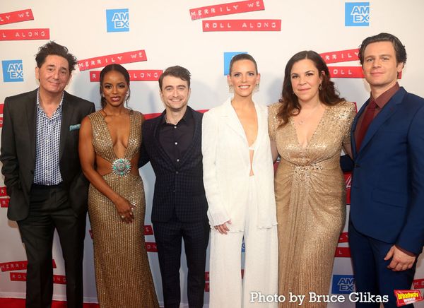 Reg Rogers, Krystal Joy Brown, Daniel Radcliffe, Katie Rose Clarke, Lindsay Mendez an Photo