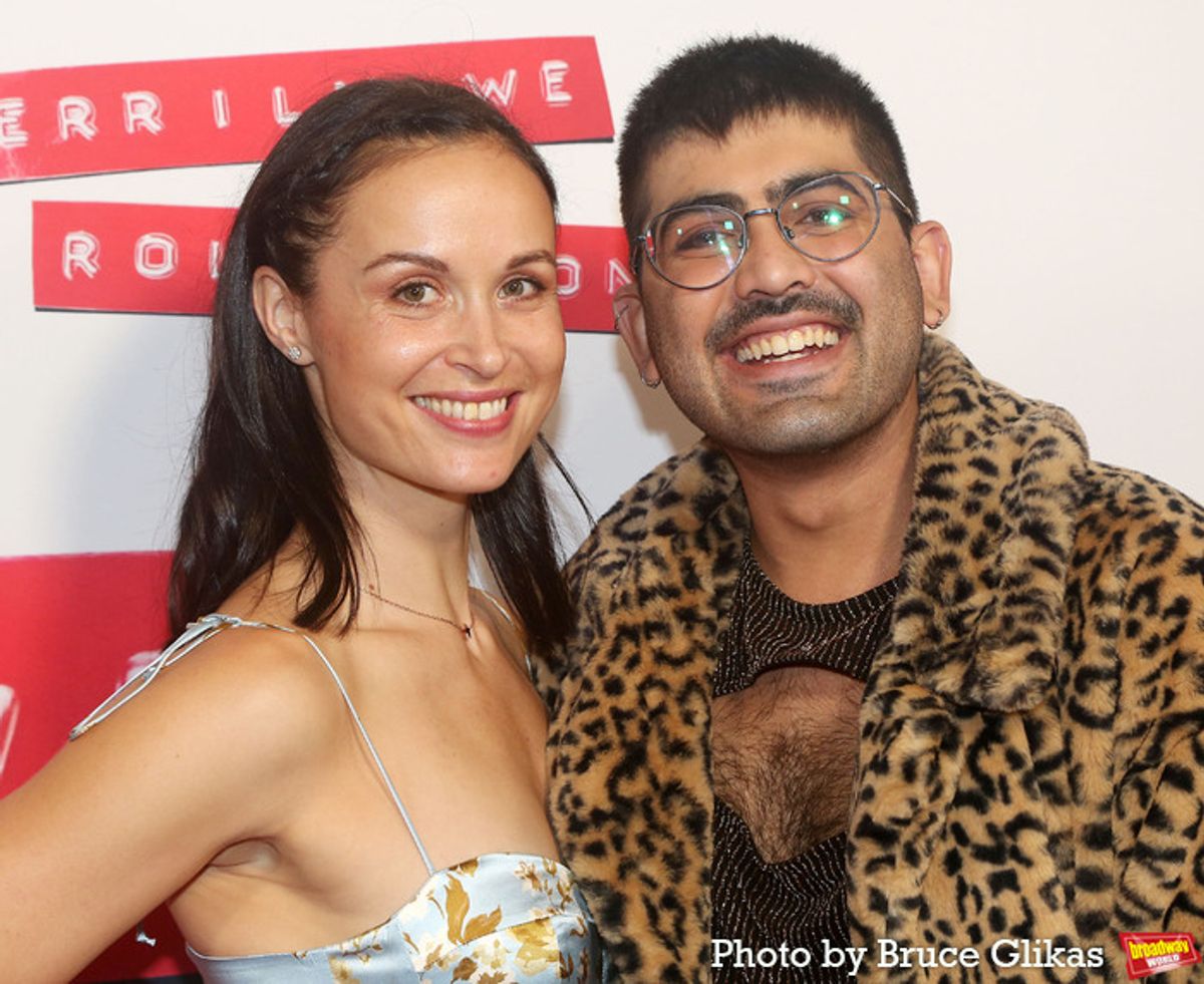 Associate Choreographer Mandie Rapoza and Associate Director Ryan Dobrin at 