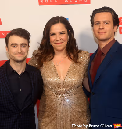 Daniel Radcliffe, Lindsay Mendez and Jonathan Groff Photo