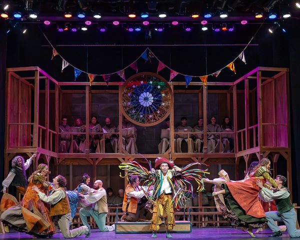 Zach Love and the Company of The Hunchback of Notre Dame Photo