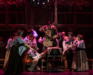 Zach Love and the Company of The Hunchback of Notre Dame @ BroadwayWorld Zach Love and the Company of The Hunchback of Notre Dame Photo