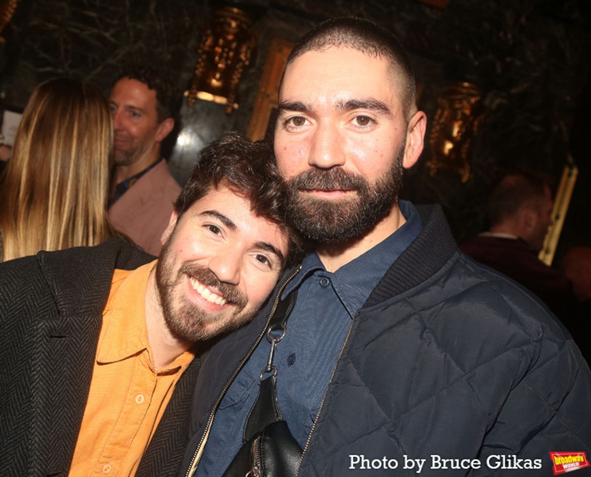 Noah Galvin and Adrian Galvin at 