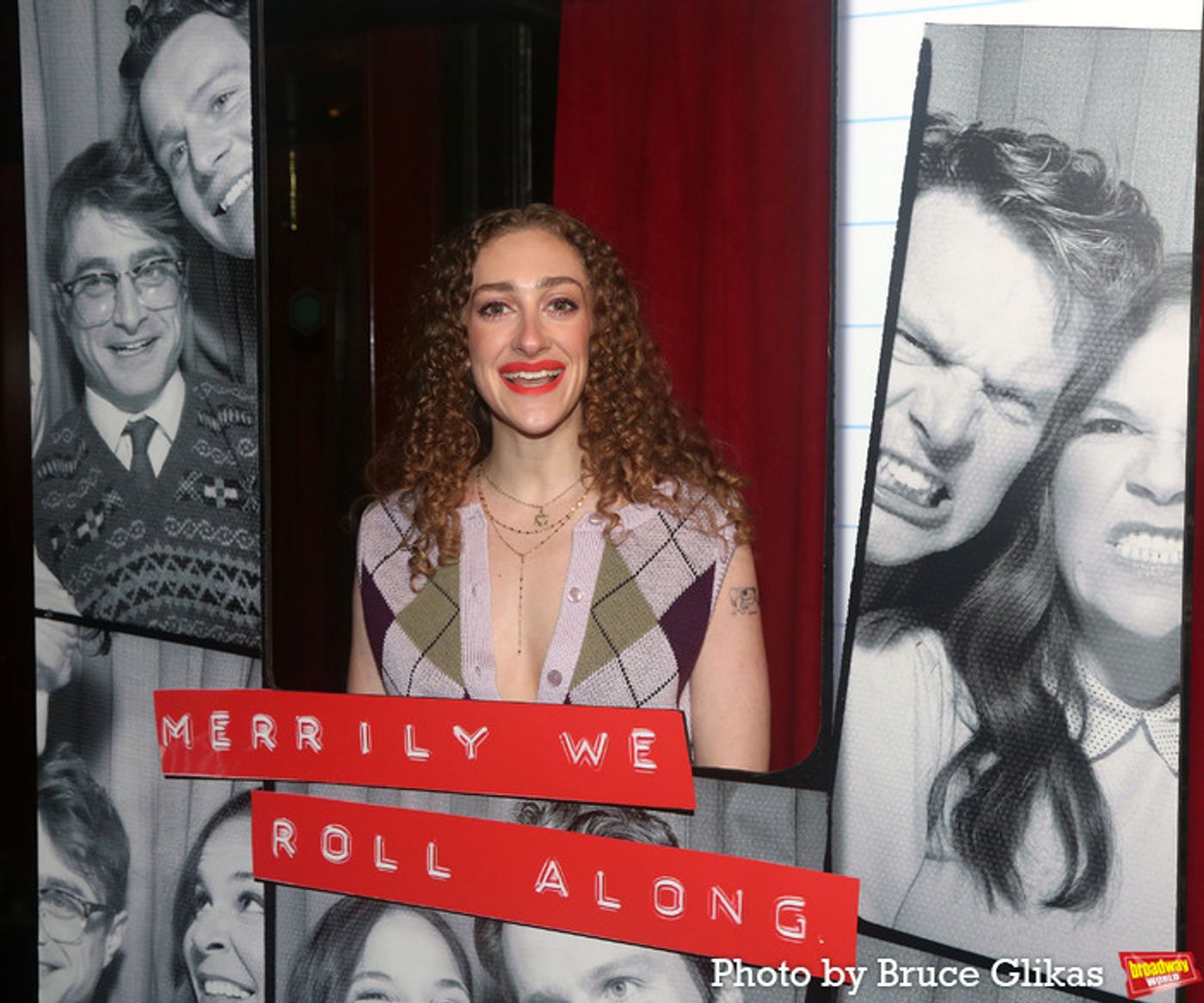 Photos: Cynthia Erivo, Zachary Quinto, Victoria Clark & More Pose in MERRILY WE ROLL ALONG Photo Booth  Image