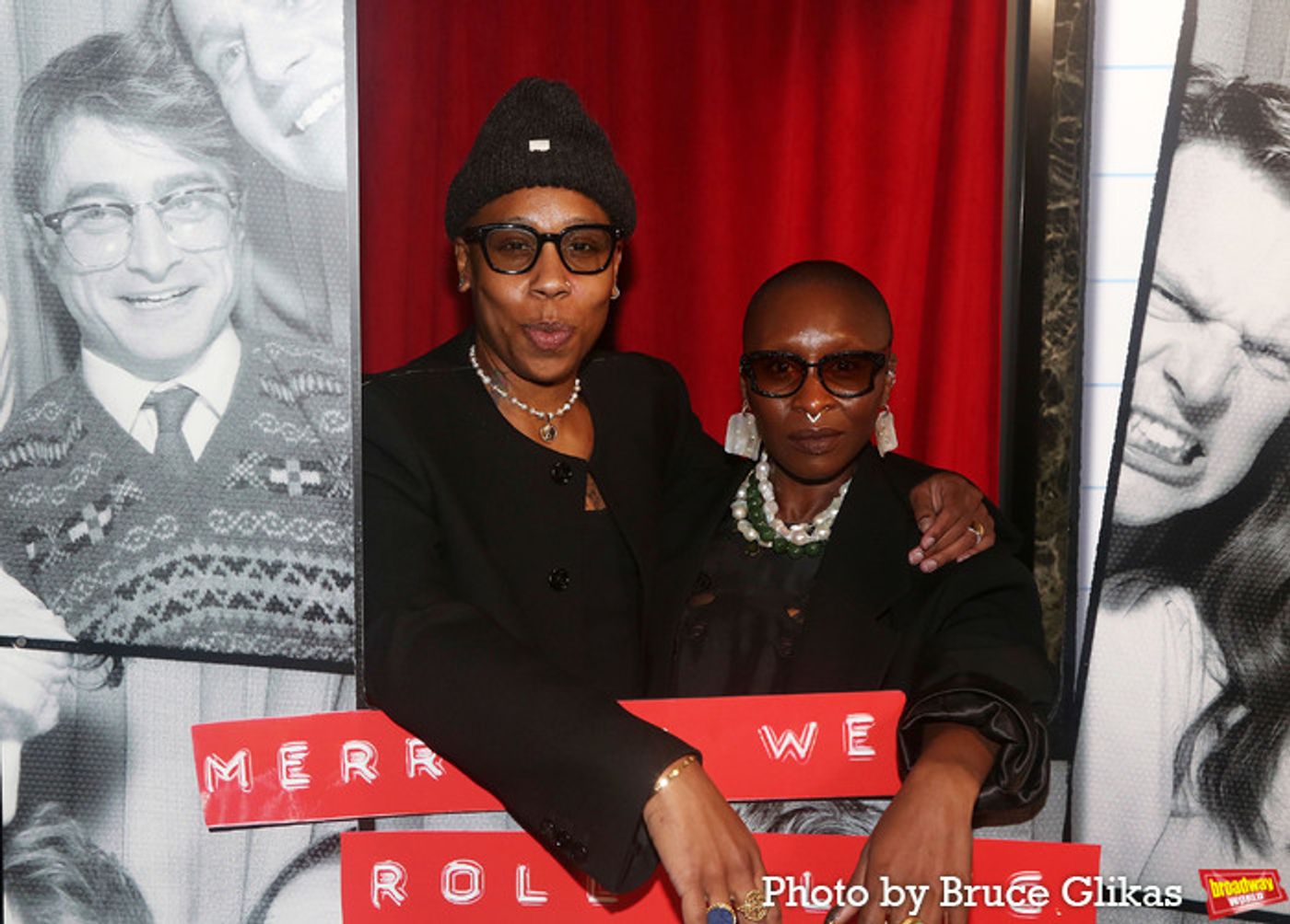 Photos: Cynthia Erivo, Zachary Quinto, Victoria Clark & More Pose in MERRILY WE ROLL ALONG Photo Booth  Image