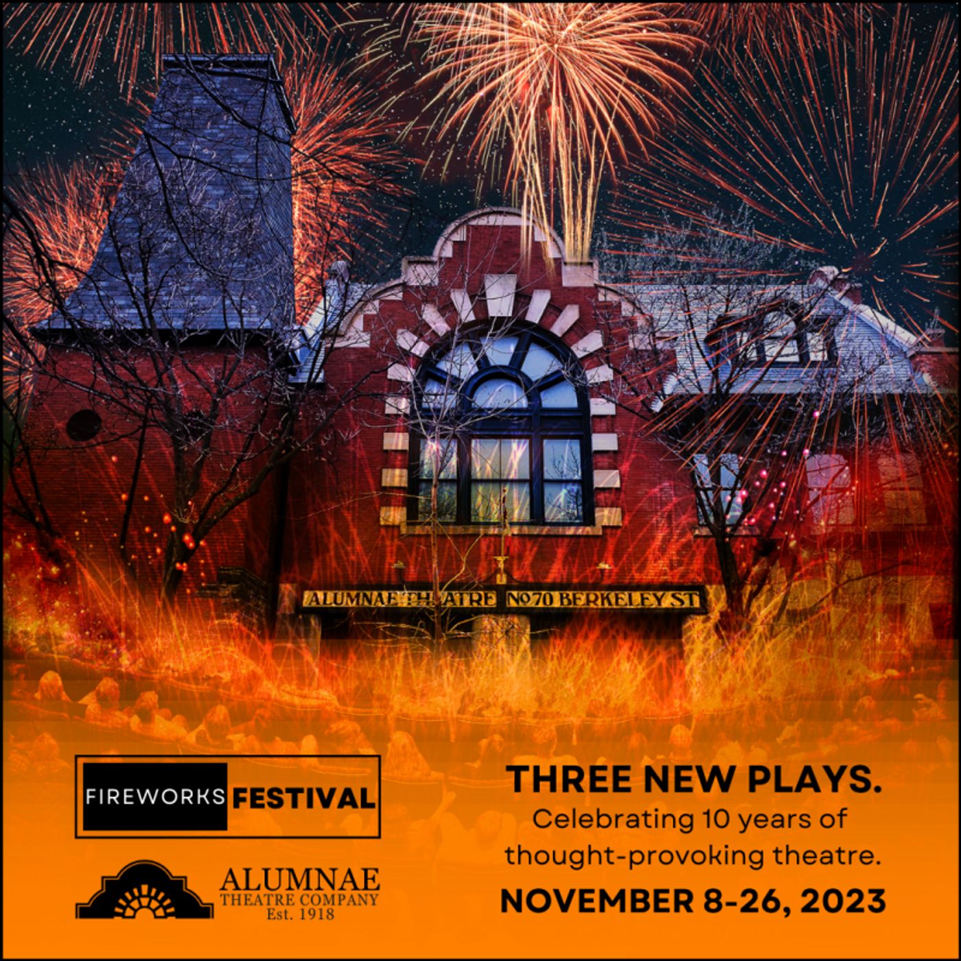 Alumnae Theatre's FireWorks Festival to Celebrate 10th Anniversary  Image