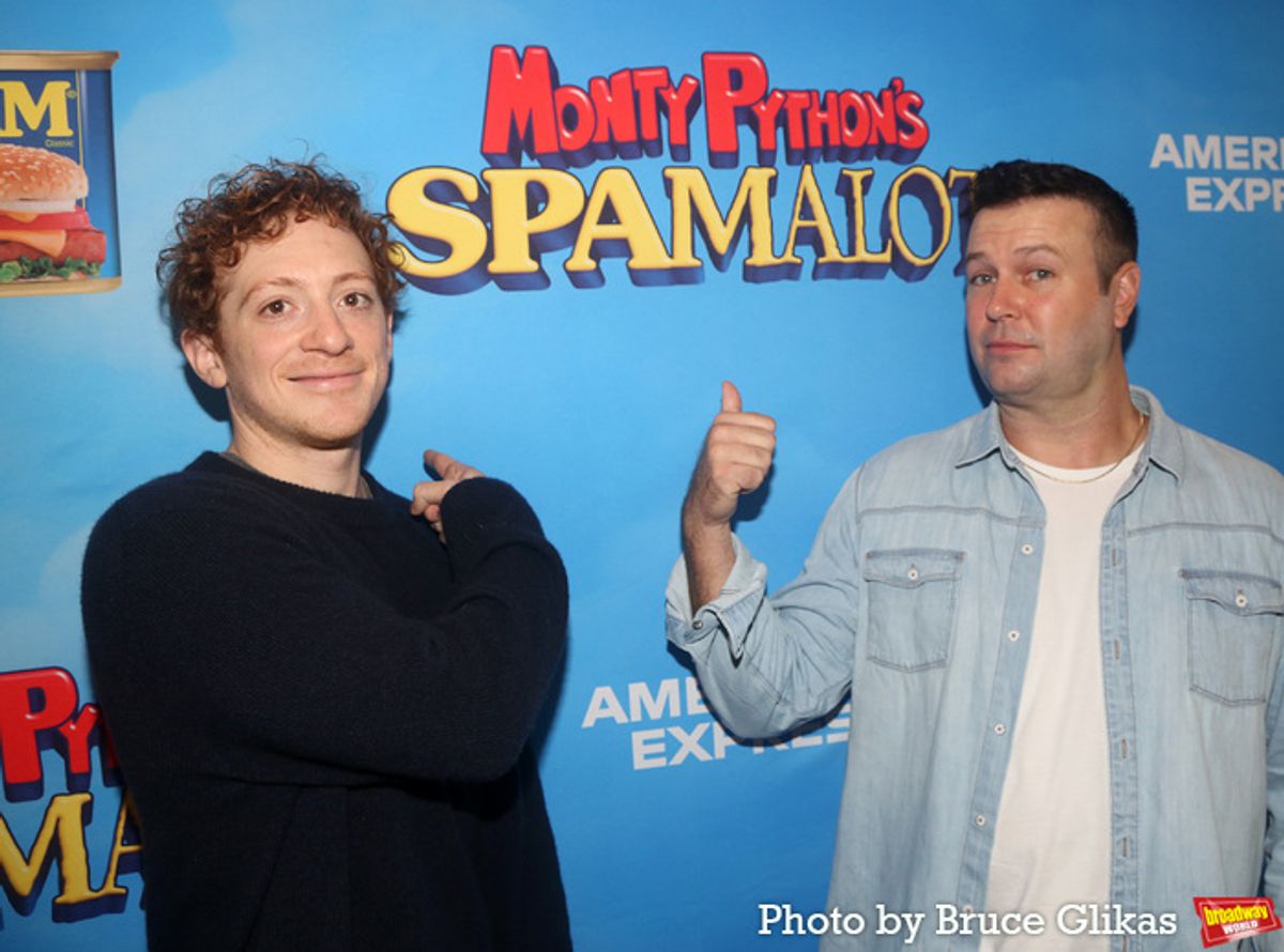 Ethan Slater and Taran Killam at 