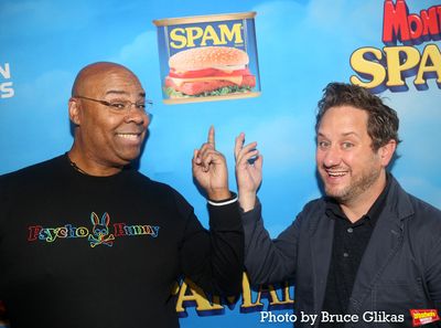 James Monroe Iglehart and Christopher Fitzgerald Photo