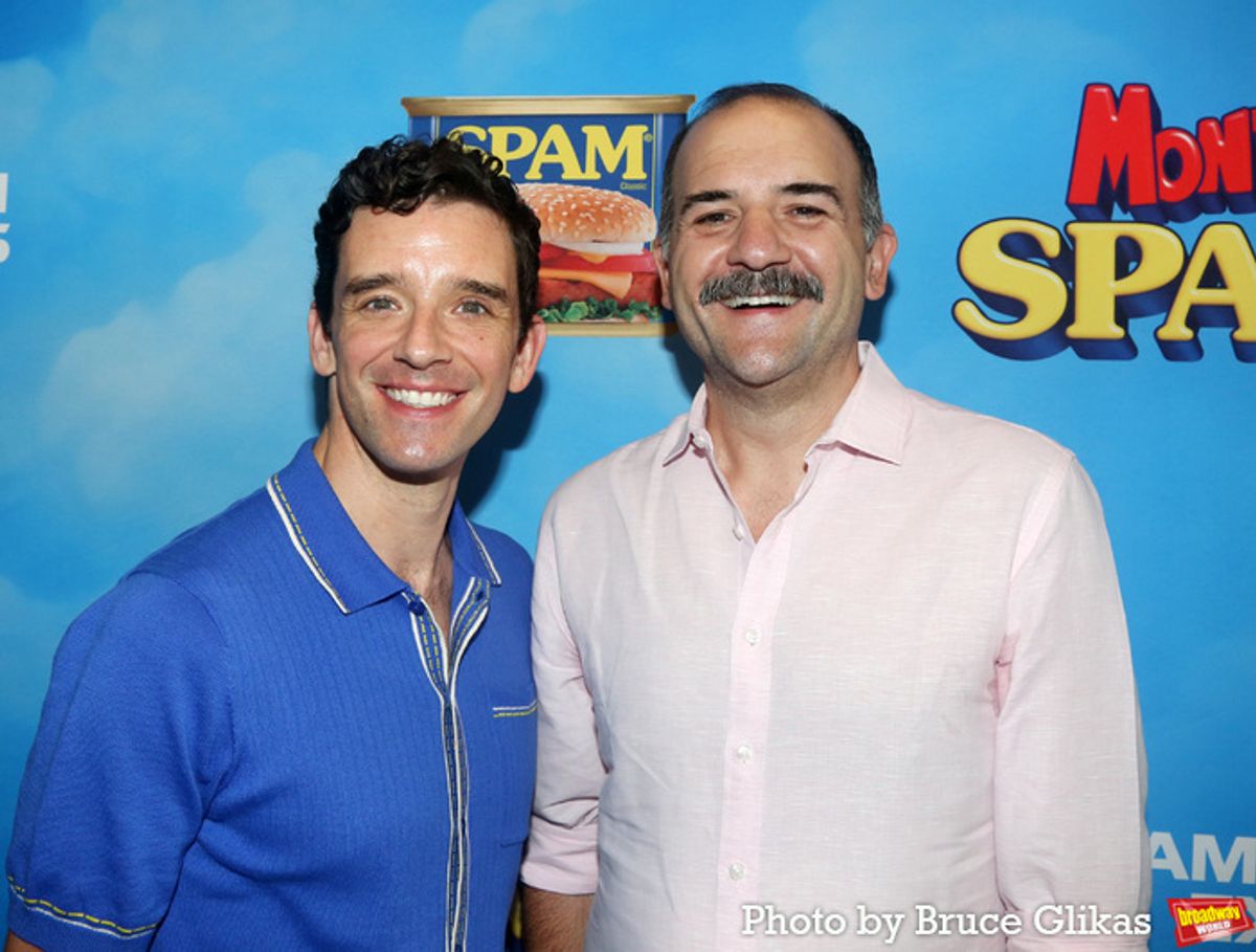 Michael Urie and Jimmy Smagula at 