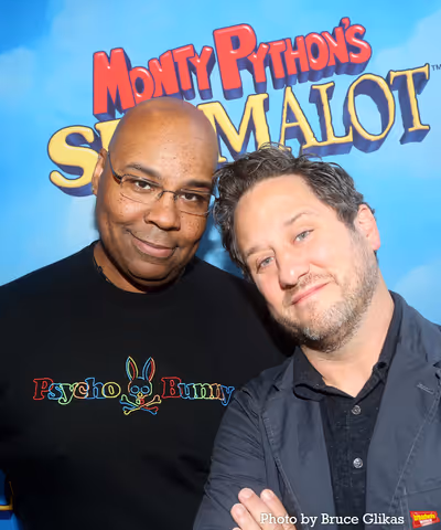 James Monroe Iglehart and Christopher Fitzgerald Photo
