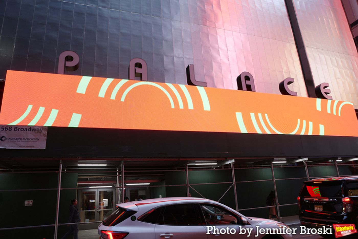 Photos: Catch a Glimpse of the Marquee for the Renovated Palace Theatre  Image