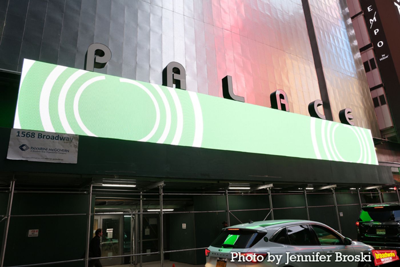 Photos: Catch a Glimpse of the Marquee for the Renovated Palace Theatre  Image