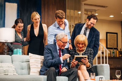 Lauren Worsham, Bella Heathcote, Jonah Platt, Richard Bekins, Wendie Malick and Mark  Photo