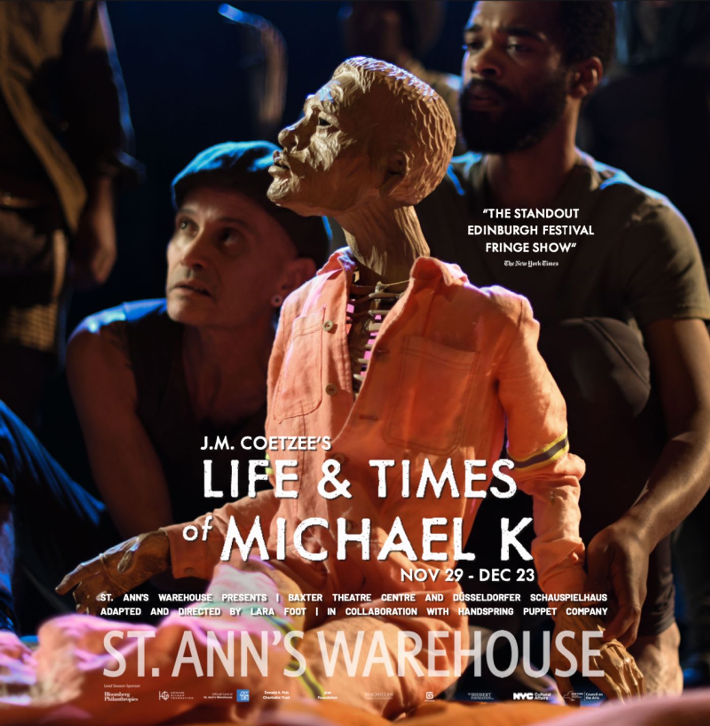 American Premiere of LIFE & TIMES OF MICHAEL K is Coming to St. Ann's Warehouse  Image