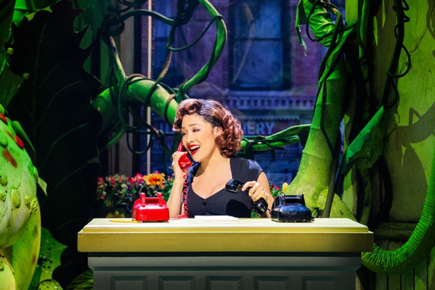 Photos: Corbin Bleu & Constance Wu in LITTLE SHOP OF HORRORS  Image