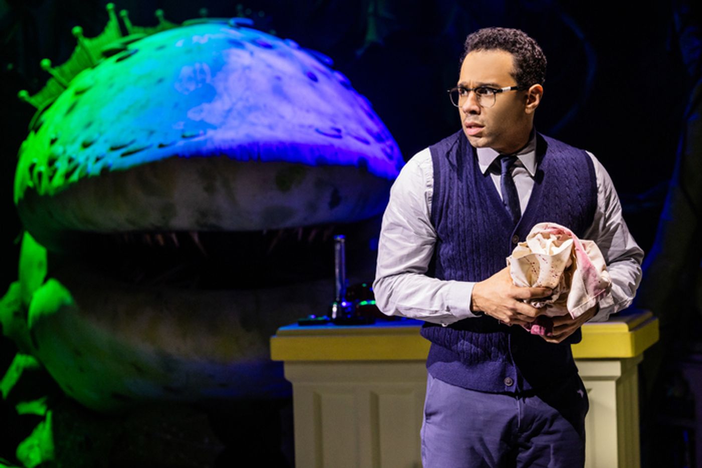 Photos: Corbin Bleu & Constance Wu in LITTLE SHOP OF HORRORS  Image