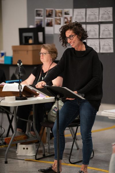 Stage Manager Laura D. Glenn and Director/Artistic Director Audrey Francis Photo