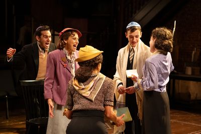 Adam Chanler-Berat, Judy Kuhn, Rebecca Naomi Jones, Victor DePaula Rocha, Sarah Steel Photo