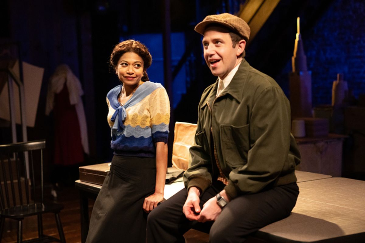 Rebecca Naomi Jones and Santino Fontana at 