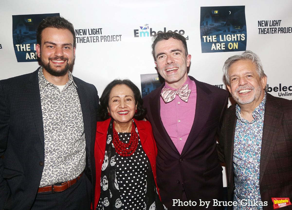 Hugo Wehe, Luz Towns Miranda, Playwright Owen Panettieri and Luis A. Miranda, Jr. at 