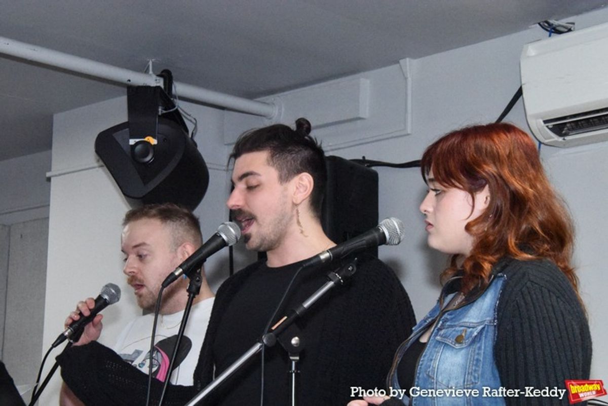 Sam Graham, Nick Prez and Emily Pandas at 