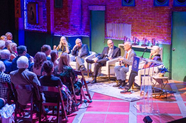 Scott Lehrer addresses event guests Photo