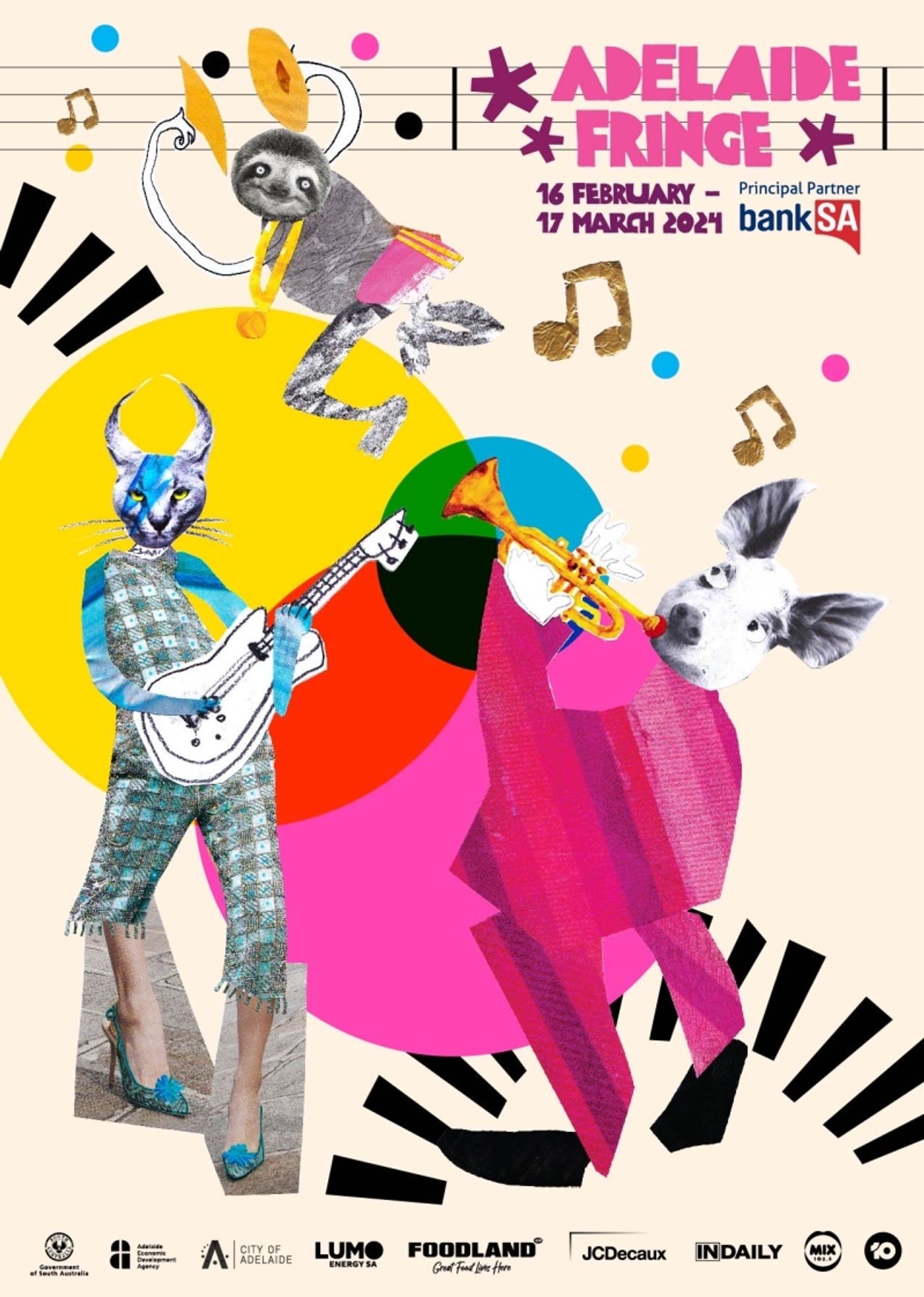 Adelaide Fringe Unveils Poster Art For 2024 Festival  Image