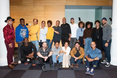 (back row, l-r) Renesito Avich (Eliades), Olly Sholotan (Young Ibrahim), Leonardo Rey Photo